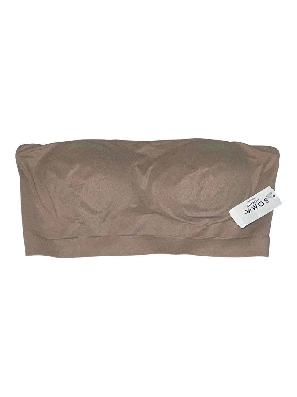 SOMA Enbliss Bandeau strapless wireless bra -  Large NWT warm amber/tan tube top